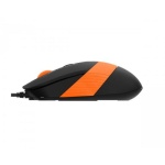 Миша A4Tech Fstyler FM10S 1600dpi Black+Orange, USB, безшумна - Зображення 3