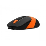 Миша A4Tech Fstyler FM10S 1600dpi Black+Orange, USB, безшумна - Зображення 4