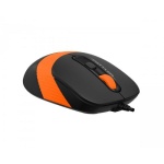 Миша A4Tech Fstyler FM10S 1600dpi Black+Orange, USB, безшумна - Зображення 5