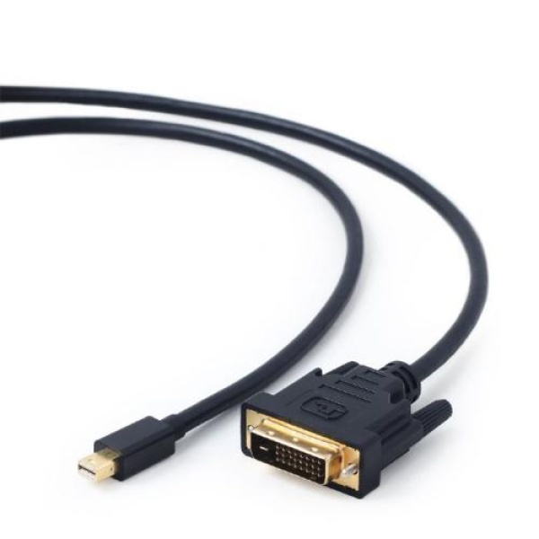 Кабель mini DisplayPort (M) - DVI-D (M), 1.8 м, Black, Cablexpert (CC-MDPM-DVIM-6)