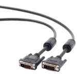 Кабель DVI-D (M) - DVI-D (M), 3 м, Black, Cablexpert, 24/24 (CC-DVI2-BK-10)