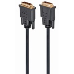 Кабель DVI-D (M) - DVI-D (M), 3 м, Black, Cablexpert, 24/24 (CC-DVI2-BK-10) - Зображення 2