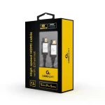 Кабель HDMI (M) - HDMI (M), 7.5 м, Black, Cablexpert, V1.4 (CCB-HDMIL-7.5M) - Зображення 3