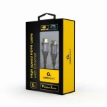 Кабель HDMI (M) - HDMI (M), 5 м, Black, Cablexpert, V2.0 (CCBP-HDMI-5M) - Зображення 3