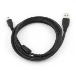 Кабель USB 2.0 AM - miniUSB (5P), 1.8 м, Black, Cablexpert, феритовий фільтр (CCF-USB2-AM5P-6) - Зображення 3