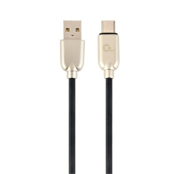 Кабель USB AM - Type-C, 2 м, Black, Cablexpert, 2.1A (CC-USB2R-AMCM-2M)