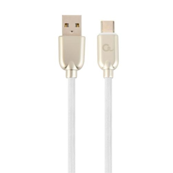 Кабель USB AM - Type-C, 2 м, White, Cablexpert, 2.1A (CC-USB2R-AMCM-2M-W)