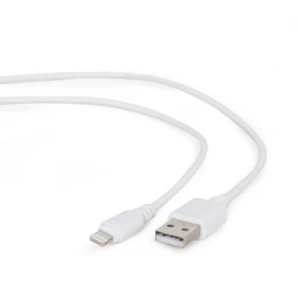 Кабель USB AM - Lightning, 10 см, White, Cablexpert (CC-USB2-AMLM-W-0.1M)