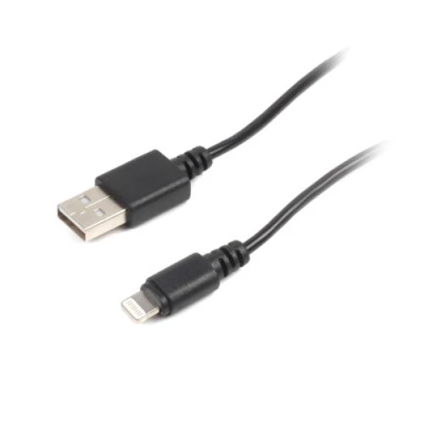 Кабель USB AM - Lightning, 1 м, Black, Cablexpert (CC-USB2-AMLM-1M)
