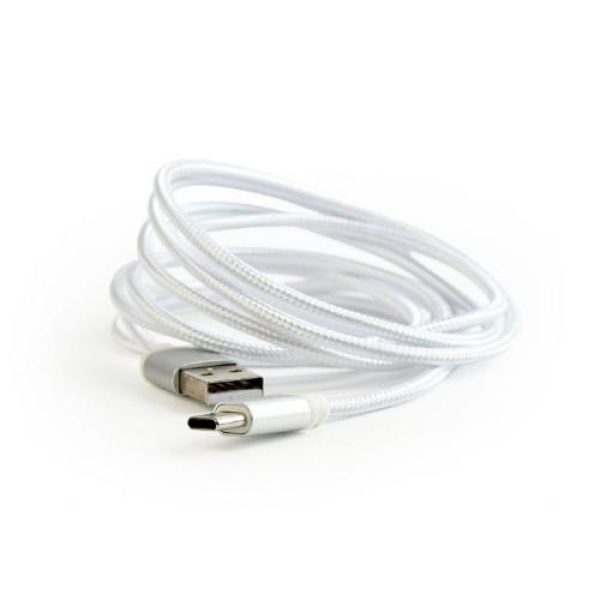 Кабель USB AM - Type-C, 1.8 м, Silver, Cablexpert (CCB-mUSB2B-AMCM-6-S)