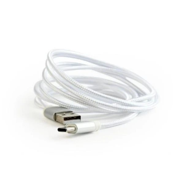 Кабель USB AM - Type-C, 1.8 м, Silver, Cablexpert (CCB-mUSB2B-AMCM-6-S)