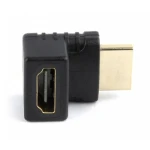 Перехідник HDMI (M) - HDMI (F), Cablexpert, Black, кутовий роз'єм (A-HDMI270-FML) - Зображення 2