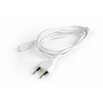 Кабель живлення від мережі PC-184, White, 1.8 м, Cablexpert, CEE 7/16 - IEC C7, 2x0.75 мм² (PC-184-VDE-W) - Зображення 2