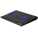 Підставка для ноутбука до 17" RivaCase, Black, 2x11 см вентилятори, до 1100 об/хв, 360х280х45 мм (5557)
