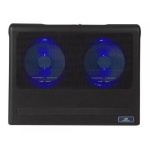 Підставка для ноутбука до 17" RivaCase, Black, 2x11 см вентилятори, до 1100 об/хв, 360х280х45 мм (5557) - Зображення 2