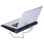 Підставка для ноутбука до 17" RivaCase, Black, 2x11 см вентилятори, до 1100 об/хв, 360х280х45 мм (5557) - Зображення 7