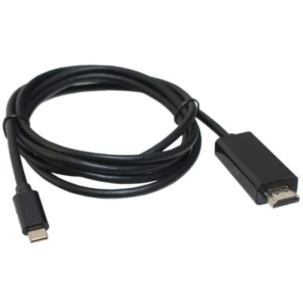 Кабель HDMI (M) - Type-C (M), 1.8 м, Black, Patron (PN-TYPC-HDMI-1.8)