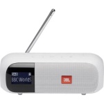Колонка портативна 1.0 JBL Tuner 2 White, 5Bт, Bluetooth, живлення від акумулятора, FM приймач, IPX7 водонепроникна