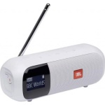 Колонка портативна 1.0 JBL Tuner 2 White, 5Bт, Bluetooth, живлення від акумулятора, FM приймач, IPX7 водонепроникна - Зображення 2