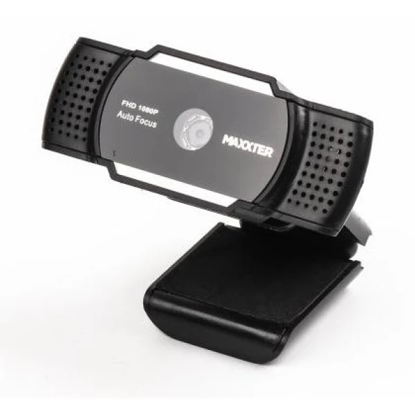 Веб-камера Maxxter WC-FHD-AF-01 Black, 1.3 Mpx, 1920x1080, Auto-Focus, USB 2.0, вбудований мікрофон, (WC-FHD-AF-01)
