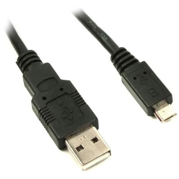 Кабель USB 2.0 AM - microUSB (5P), 1.5 м, Black, Viewcon (VW009)