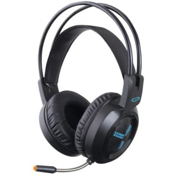 Навушники Esperanza HX410 "Asgard", Black, 3.5 мм, мікрофон, 105 дБ, 32 Ом, 2 м (EGH410)