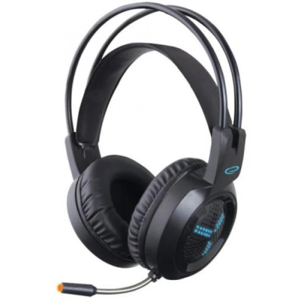 Навушники Esperanza HX410 "Asgard", Black, 3.5 мм, мікрофон, 105 дБ, 32 Ом, 2 м (EGH410)