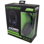 Навушники Esperanza HX410 "Asgard", Black, 3.5 мм, мікрофон, 105 дБ, 32 Ом, 2 м (EGH410) - Зображення 2