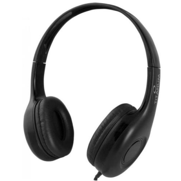 Навушники Esperanza Titanum "Liwa", Black, 3.5 мм, мікрофон, 105 дБ, 32 Ом, 2 м (TH114)