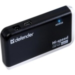 Хаб USB Defender Quadro Infix, Black, USB 2.0 - 4xUSB 2.0, кабель 12 см (83504) - Зображення 2