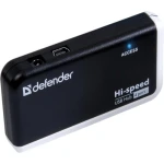 Хаб USB Defender Quadro Infix, Black, USB 2.0 - 4xUSB 2.0, кабель 12 см (83504) - Зображення 2