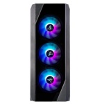 Корпус Zalman N5 TF, Black, Mid Tower, без БЖ, для ATX, mATX, Mini-ITX, 1 х USB 3.0, 2 х USB 2.0, 4x120 мм RGB Fan, бічна панель із акрилу, 437х 200 х 450 мм, 3.6 кг - Зображення 2