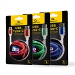 Кабель USB AM - Lightning, 1 м, White, Cablexpert, 2A, LED підсвічування кабелю (CC-USB-8PLED-1M) - Зображення 2