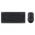 Комплект бездротовий A4tech Fstyler FG1112, Black, клавіатура+миша