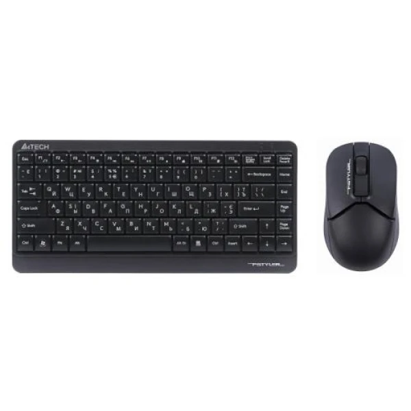 Комплект бездротовий A4tech Fstyler FG1112, Black, клавіатура+миша