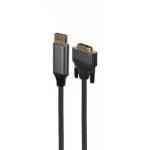 Кабель DisplayPort (M) - DVI-D (M), 1.8 м, Black, Cablexpert (CC-DPM-DVIM-4K-6) - Зображення 2