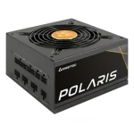 Блок живлення 650 Вт, Chieftec POLARIS, Black, модульний, 80+ Gold, Active PFC, 12 см, 3xMolex / 6xSATA / 4x6+2-pin / 1x20+4-pin / 2x4+4-pin, захист AFC/OCP/OPP/OTP/OVP/SCP/SIP/UVP, ATX 12V 2.4 (PPS-650FC)