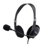 Навушники Gemix HP-120MV, Black, 2 x Mini jack (3.5мм), накладні, регулятор гучності, кабель 1.5 м