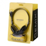 Навушники Gemix HP-120MV, Black, 2 x Mini jack (3.5мм), накладні, регулятор гучності, кабель 1.5 м - Зображення 5