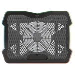 Підставка для ноутбука до 17" Trust GXT 1126 Aura, Black, 1x20 см вентилятор, RGB підсвічування, металеве сітчасте верхнє покриття, 421х312х26 мм, 1 кг (24192) - Зображення 2