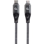 Кабель Type-C - microUSB (5P), 1.5 м, Grey, Cablexpert, 2.4A (CC-USB2B-CMMBM-1.5M) - Зображення 2