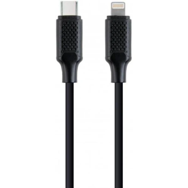 Кабель Type-C - Lightning, 1.5 м, Black, Cablexpert, 2.1A (CC-USB2-CM8PM-1.5M)