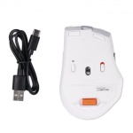 Миша A4Tech Fstyler FB35C, Icy White, USB, бездротова, оптична, BT+RF (Combo), 1200/1600/2000/2400 dpi, 125 Hz, 6 кнопок, вбудований Li акумулятор - Зображення 4