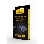 Перехідник Type-C (M) - HDMI (F) / VGA (F), Cablexpert, Grey, 15 см (A-USB3C-HDMIVGA-01) - Зображення 2