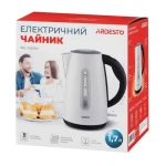 Електрочайник Ardesto EKL-F300W, White, 1.7л, 2150Вт, strix контроль, нерж.сталь - Зображення 4