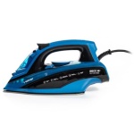 Праска Holmer HIC-2642, Black/Blue, 2600W, кераміка, паровий удар 140 г/хв, постійна подача пари 40 г/хв, ємність для води 420 мл, вертикальне відпарювання - Зображення 2