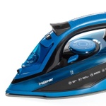 Праска Holmer HIC-2642, Black/Blue, 2600W, кераміка, паровий удар 140 г/хв, постійна подача пари 40 г/хв, ємність для води 420 мл, вертикальне відпарювання - Зображення 3