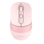 Миша A4Tech Fstyler FB10C, Pink, USB, бездротова, оптична, BT+RF (Combo), 1200/1600/2000/2400 dpi, 125 Hz, 4 кнопки, вбудований Li акумулятор