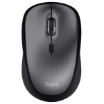 Миша бездротова Trust Yvi+ Silent, Grey/Black, USB, оптична, 800/1600 dpi, 4 кнопки, гніздо для зберігання приймача USB, 1xAA (24549)
