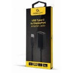 Перехідник Type-C (M) - DisplayPort (F), Cablexpert, Black, 15 см, 4K (A-CM-DPF-02) - Зображення 3